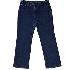LAUREN RALPH LAUREN WOMEN CLASSIC STRAIGHT CUT JEANS SIZE‎ 14W